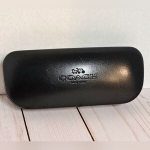 Coach Black Hardshell Eyeglass Case